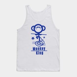 Monkey King - Blue Tank Top